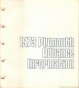 Image: 1973 Plymouth Advance Info #1