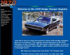 The 1970 Dodge Charger Registry