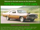 The Best Source on the Internet for 1970 Plymouth GTX Cars