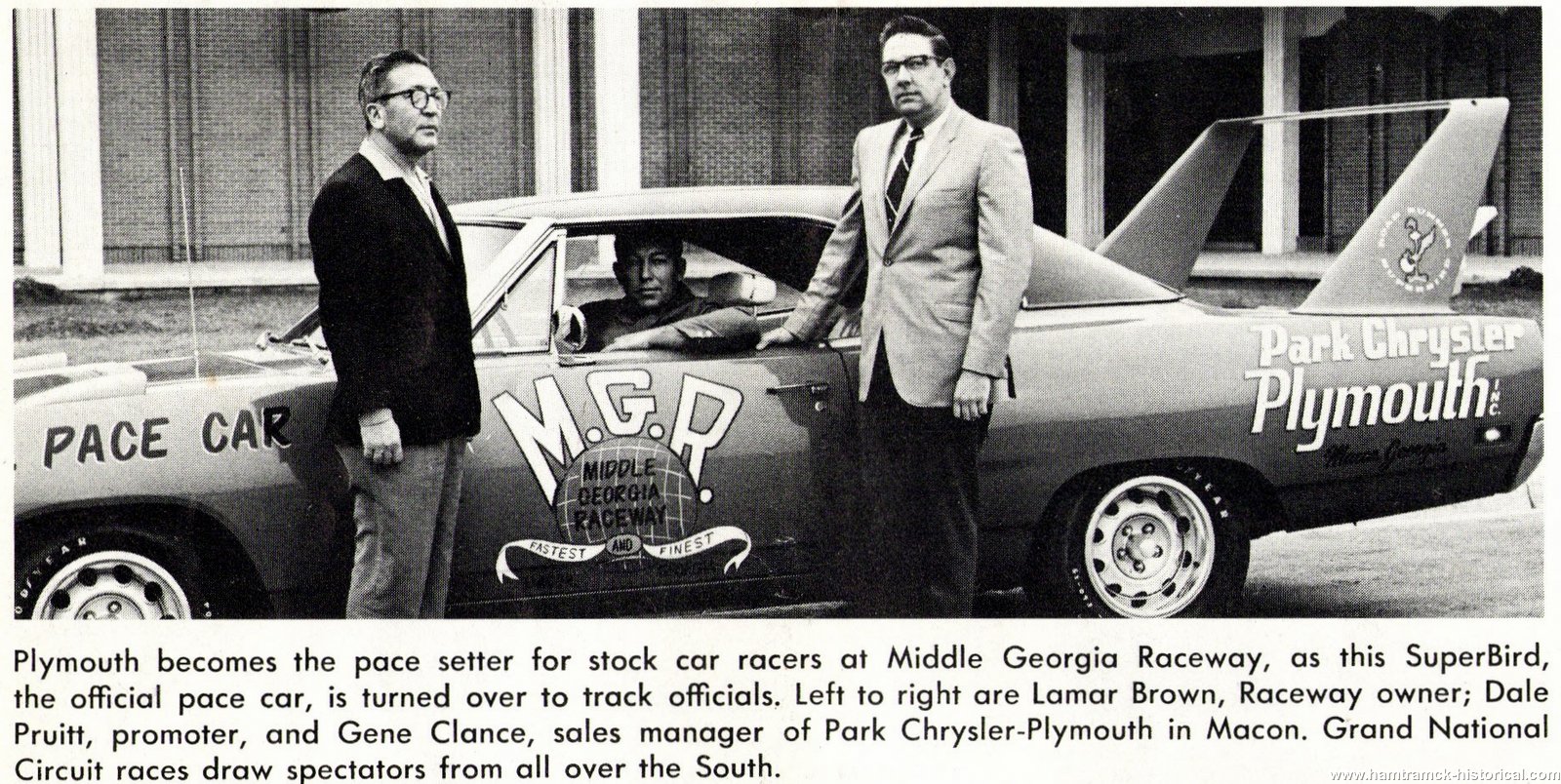 Middle Georgia Raceway Logo The 1970 Hamtramck Registry